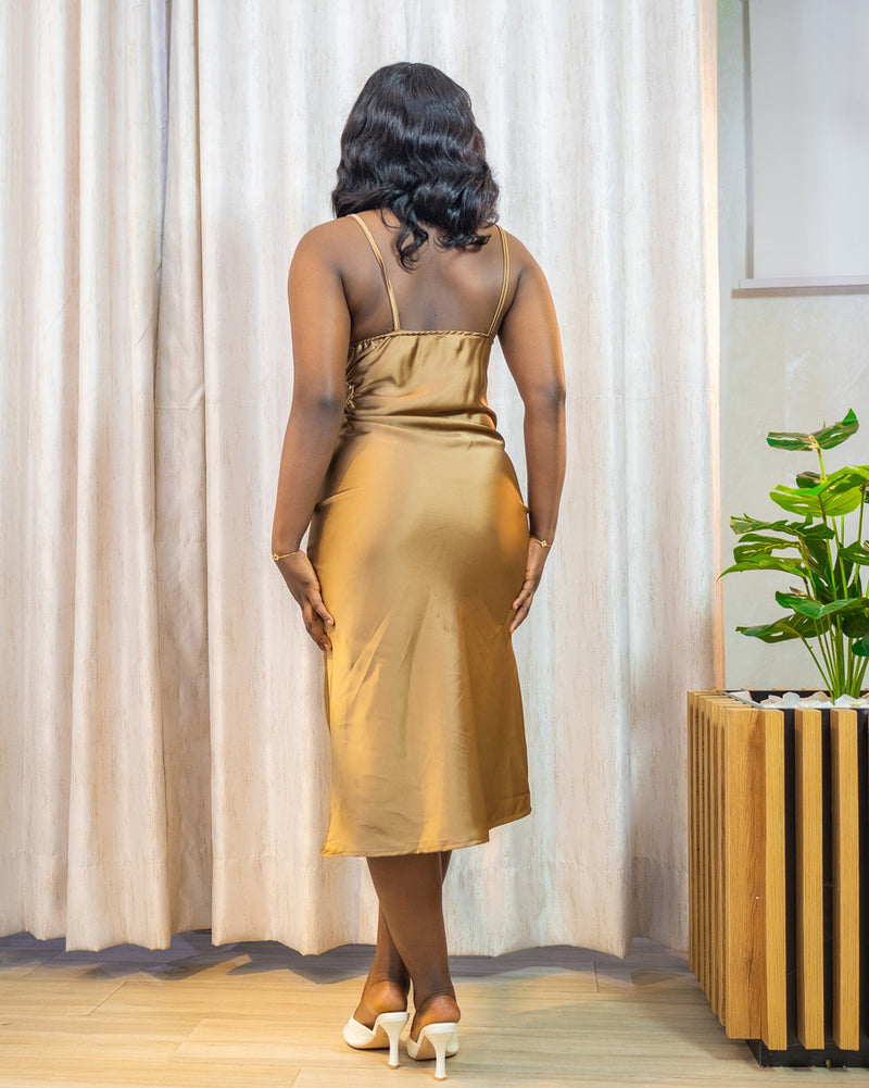 AURELIA SATIN DRESS