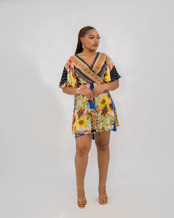 Paisley Wrap Dress