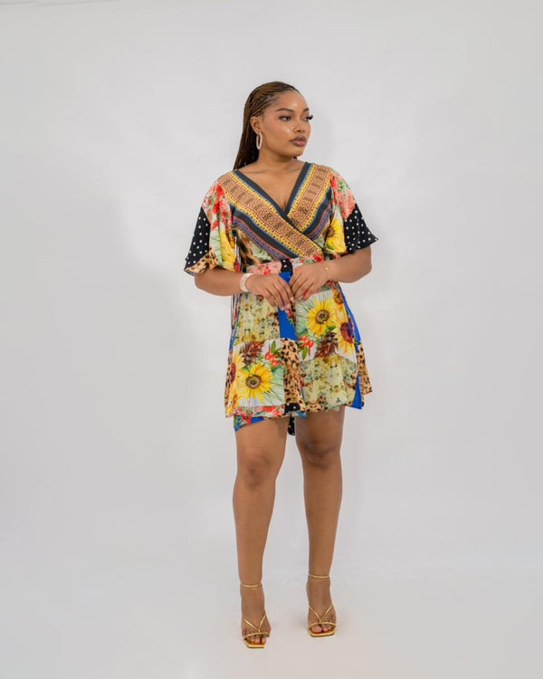 Paisley Wrap Dress