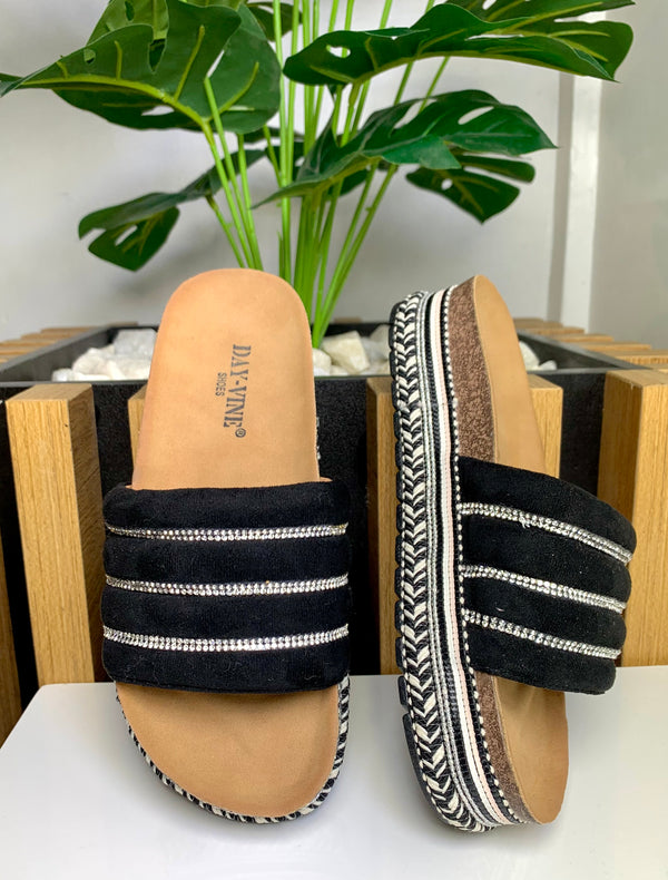 Kiana High Sole Slippers