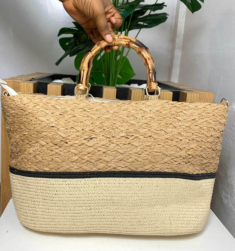 Selena Raffia Bag