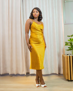 MIA SATIN DRESS