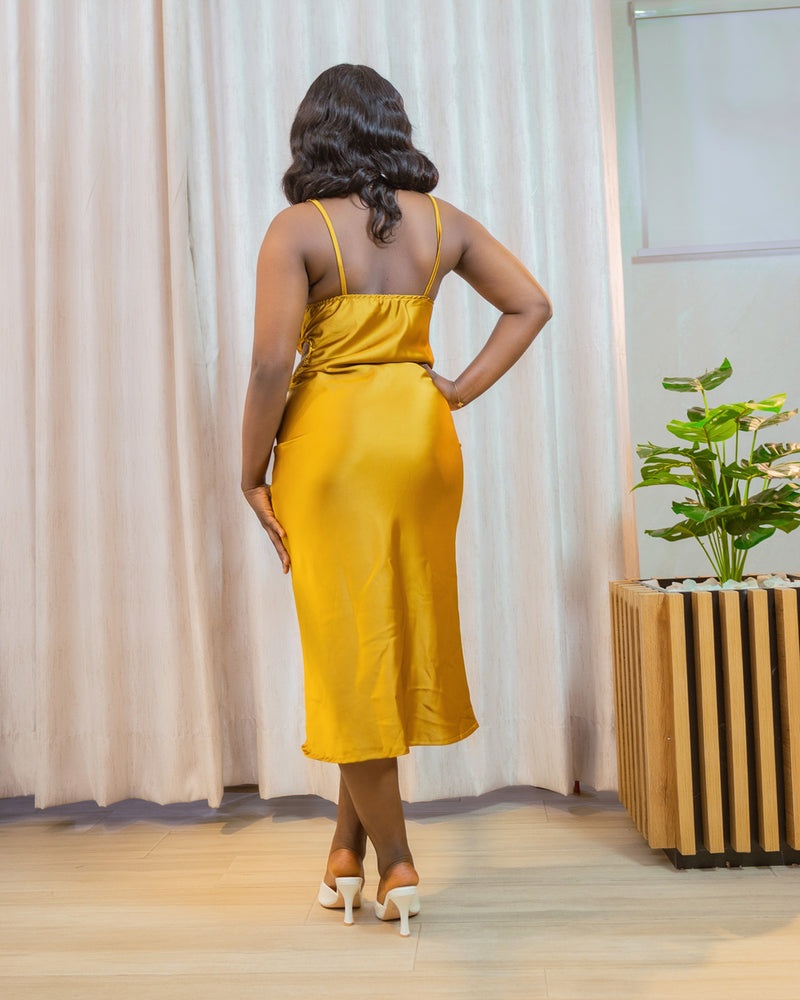 MIA SATIN DRESS