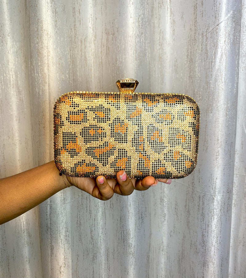 Leopard Print Clutch Purse